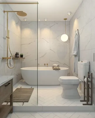 Уникальные фотографии шикарной ванной комнаты