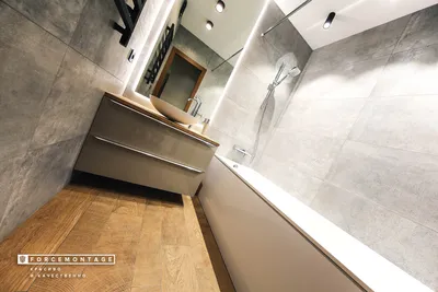 Фотографии шикарной ванной комнаты с деревянными элементами