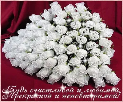 Изображение красивых роз на фото: поздравление с днем рождения в формате webp
