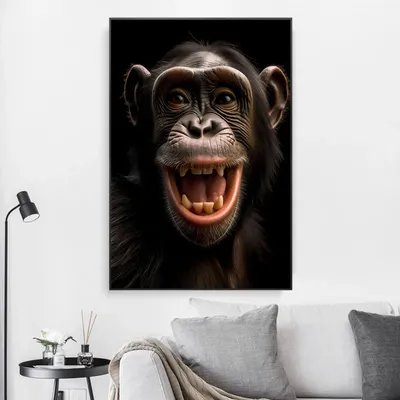Веселые моменты: Фотография Шимпанзе с необычным аксессуаром