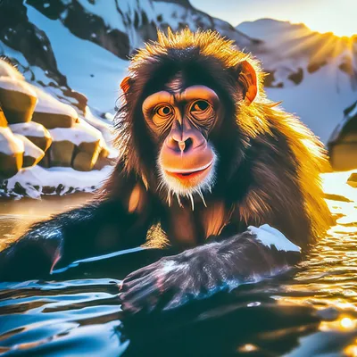 Шимпанзе Смеется: Фото в Full HD для Скачивания