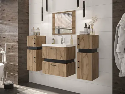 Фотографии шкафчиков для ванной комнаты, которые стоит увидеть
