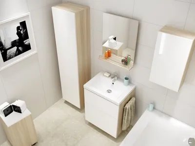 6) Фото шкафчики для ванной комнаты в 4K разрешении