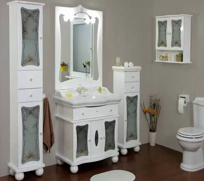 Шкафы для ванной: примеры организации пространства на фото