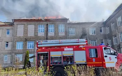 Огненный ужас: фотоаппарат уловил страшные моменты пожара в школе