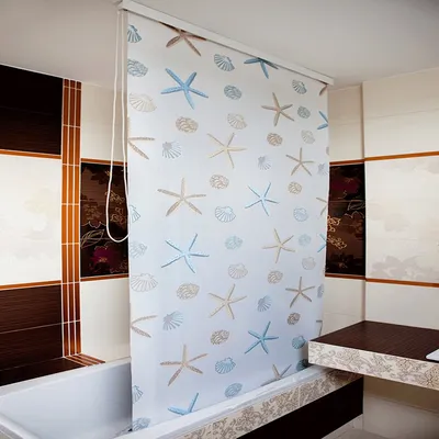 Шторки для ванной комнаты: создайте атмосферу спа-салона