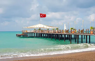 Фото пляжа в Сиде Турции: скачать бесплатно в хорошем качестве
