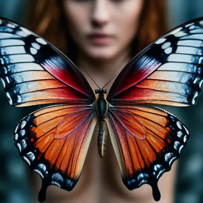 Фотографии синдрома бабочки с особыми визуальными эффектами