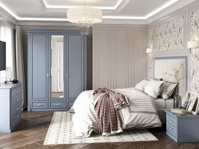 Фоны для сновидений: Синяя спальня в изумительном качестве
