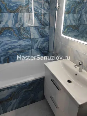 Фото синего кафеля в ванной комнате: вдохновение для дизайна