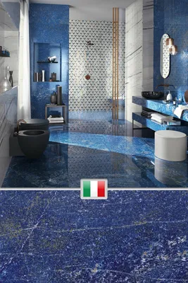 Синий кафель в ванной: сделайте вашу ванную комнату особенной
