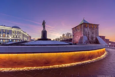 Романтический сиреневый закат - фото в хорошем качестве