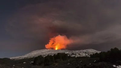 Сицилийский вулкан Этна: фотографии в 4K