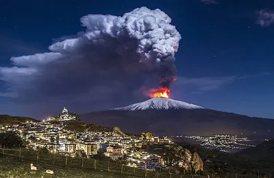 Фотографии природы с Вулканом Этна: бесплатно