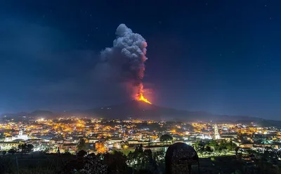 Этна в объективе: фотографии в высоком разрешении