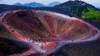 Вулкан Этна в HD: бесплатные фотографии для скачивания