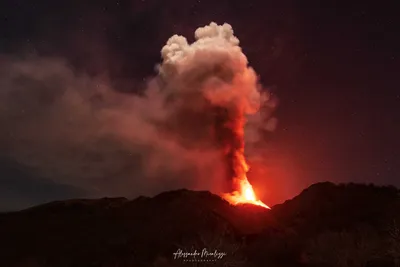 Великолепные фотки вулкана Этна в png формате