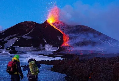 Фото вулкана Этна в высоком разрешении