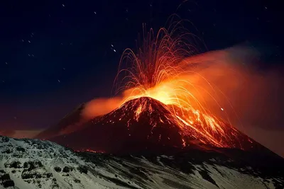 HD фото вулкана Этна