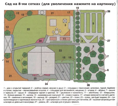 Фоны с посадкой плодовых деревьев