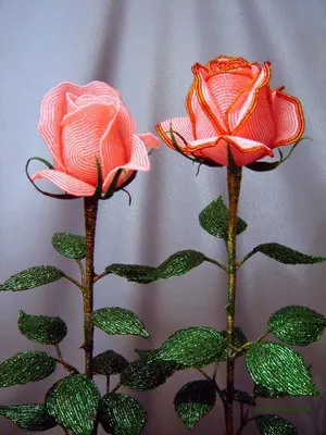 Картинка схемы для вязания бисером розы