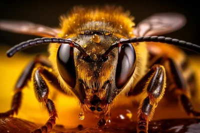 Глаза пчелы на фото: удивительное природное явление