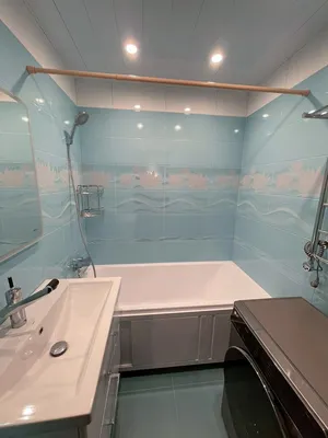 Фотографии скромного ремонта в ванной в WebP
