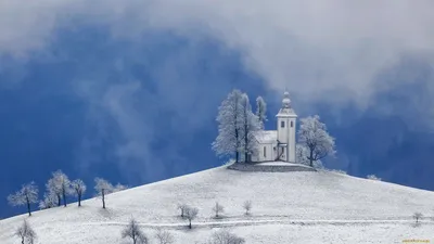 Снежные отражения Словении: Фотки ледяных мотивов