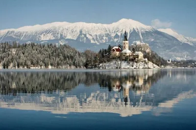 Зимние пейзажи Словении: Фотографии ледяных красот