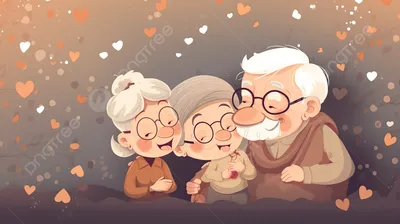 Смешные картинки бабушек и дедушек 2024 года