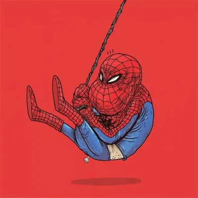 Скачать бесплатно смешные фото человека паука