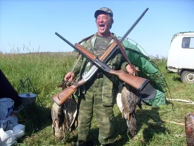 Веселые фотографии охотников: гарантированный заряд позитива!