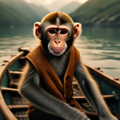 Фотографии обезьян в арт-стиле для iPhone и Android.