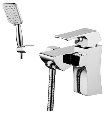 Уникальный дизайн смесителя на борт ванны: фото ванной комнаты
