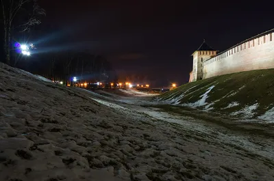 Фото снежной ночи в HD качестве 2024