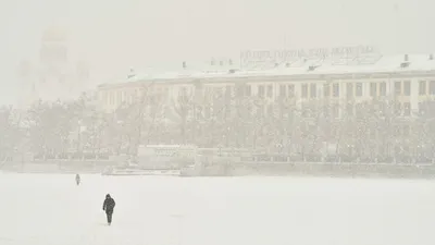 Снег в Екатеринбурге: Фотографии дня