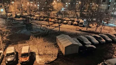 Зимний рай: Фотографии красивого снега в Киеве