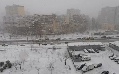 Ледяные зарисовки: Фотографии снежных узоров в Киеве