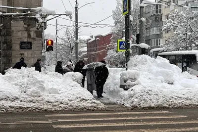 Снегопад в Краснодаре: захватывающие фотографии