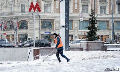 Зимний этюд: фотографии сказочного Московского снегопада