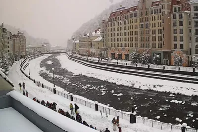 Снежное царство в курортном районе: фотографии удивительных видов