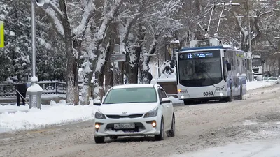 HD обои на рабочий стол с сочинским снегом: Замороженный город