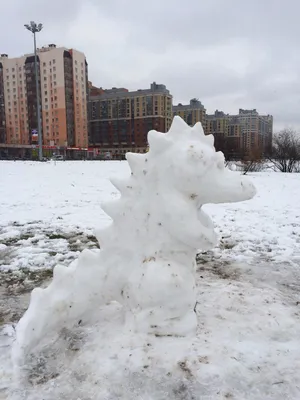 Фото в хорошем качестве: Снеговик, созданный с любовью