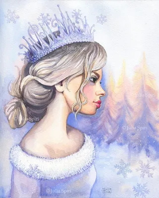 Картинка Снежной королевы из фильма - захватывающий рисунок в Full HD разрешении