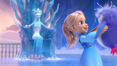 Рисунок Снежной королевы из фильма: захватывающий арт в качестве андроид обоев