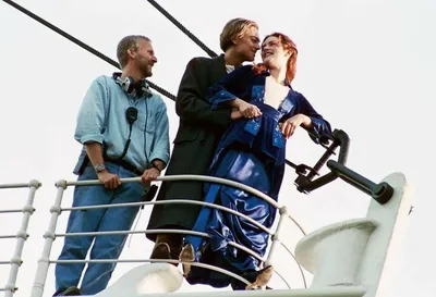 Загадочные кадры за кулисами съемок Титаника