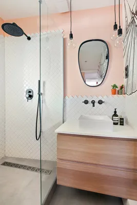 Идеи для дизайна ванной комнаты: плитка и краска