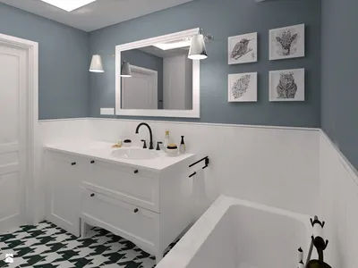 Арт-фото ванной комнаты