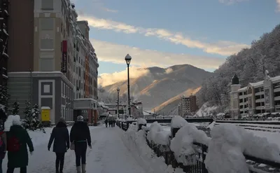 Зимние пейзажи Сочи во всей красе