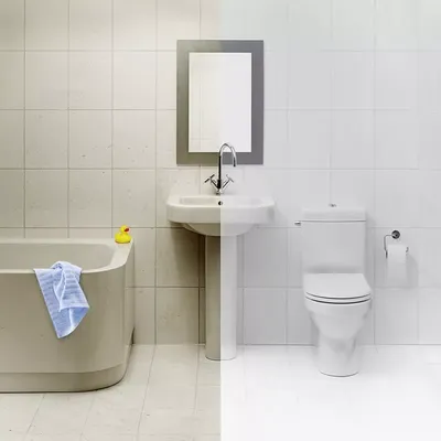 Содовые ванны: улучшение ванной комнаты на фото